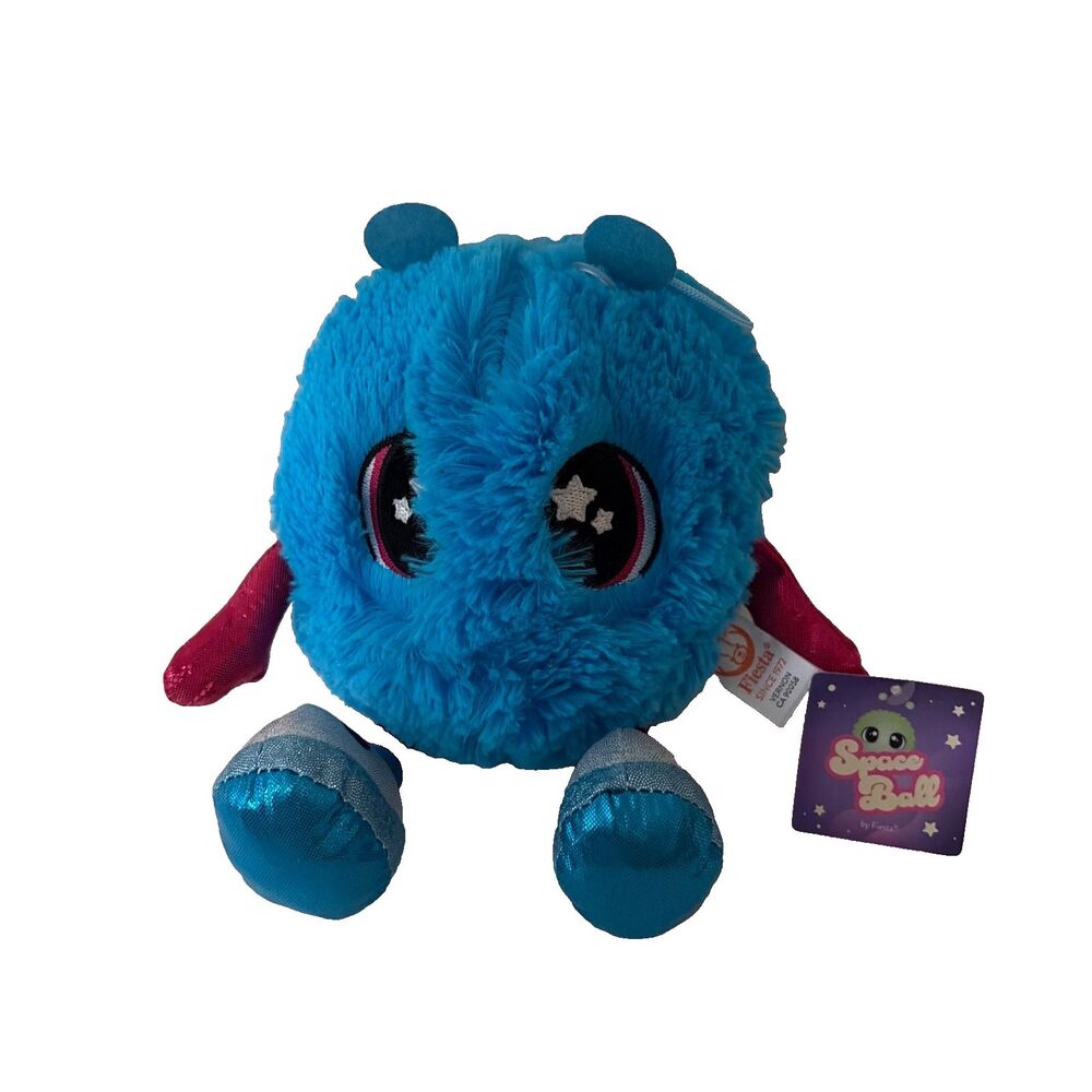 Fiesta Space Ball Alien Plush Stuffed Toy Blue 7" NWT